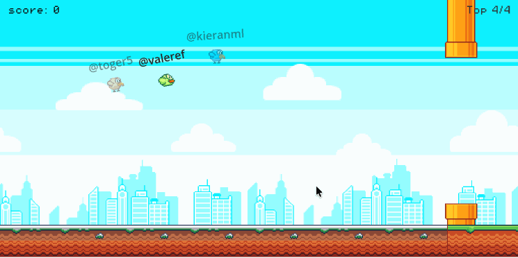 A demonstration of a multiplayer game using MatrixRTC