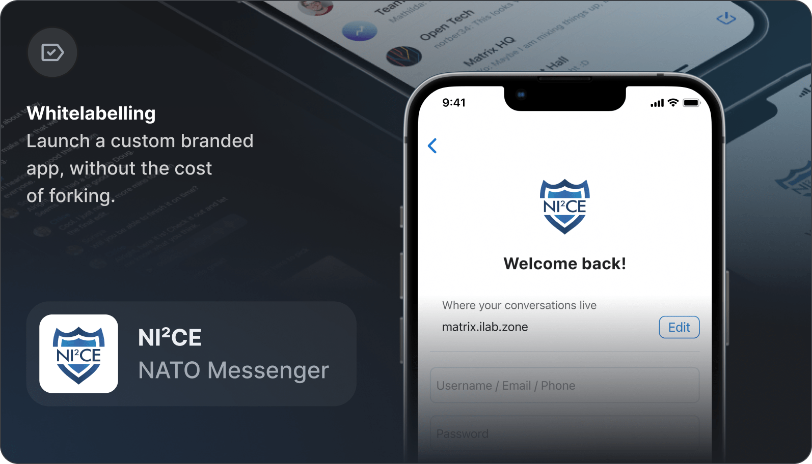 Whitelabelling: launch a custom branded app, without the cost  of forking.